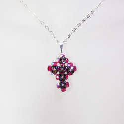 Pendant 45cm - Trisha-Silver Chain - Pendant 45cm - Laiton argenté